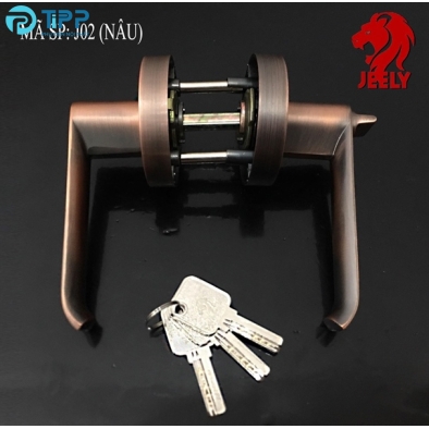 Khóa tròn gạt Jeely YJ02 AC nâu (T20)
