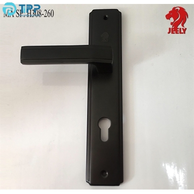  Khóa tay gạt ốp sắt Jeely H308-260 VC đen (T16)