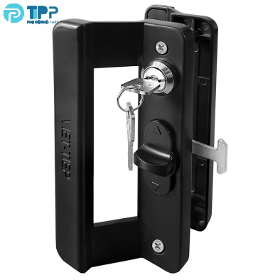 khóa viet tiep cửa nhôm tay kéo chữ D 12404