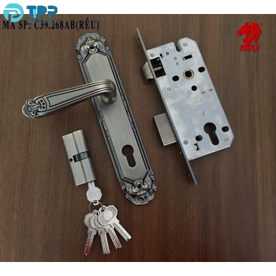 Khóa tay gạt JEELY C39.215AB rêu (T16) 