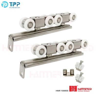 BÁNH XE LÙA CỬA 8 BÁNH INOX HMR 1008SS