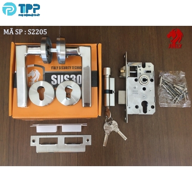 Khóa phân thể Jeely S2305SN 58x45 bóng/mờ thân nhỏ (T20) 