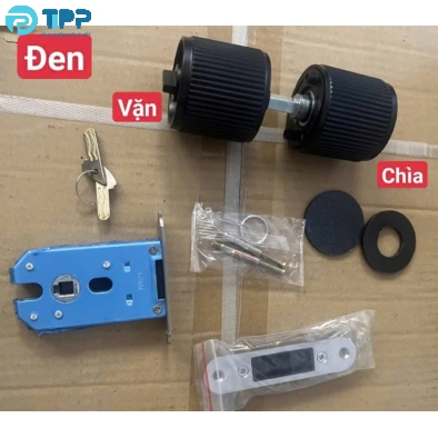 Khóa 2 bên núm tròn hít từ TiPP ST-X600 VC đen